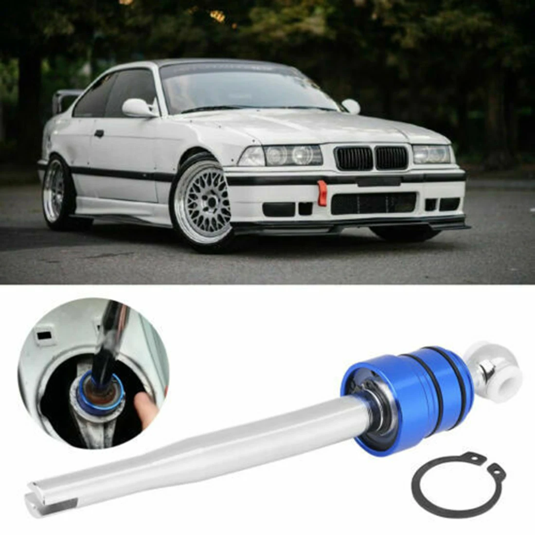 Синий короткий рычаг переключения передач для BMW E30 E36 E39 E46 M3 M5 3/5 серии Сменные аксессуары внутренняя часть