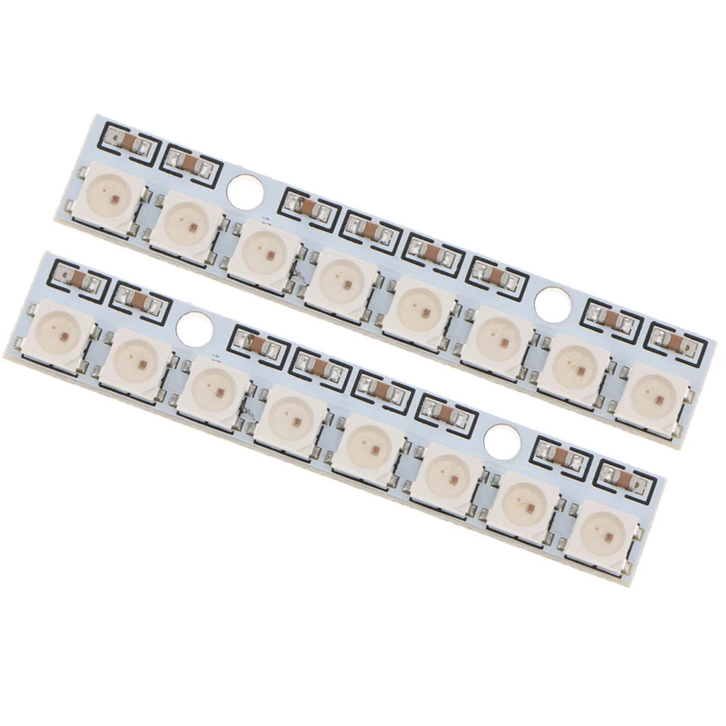 2 шт. 8Bit WS2812 полоса 5050 RGB для R3 AVR полноцветный светодиодный драйвер|Передние