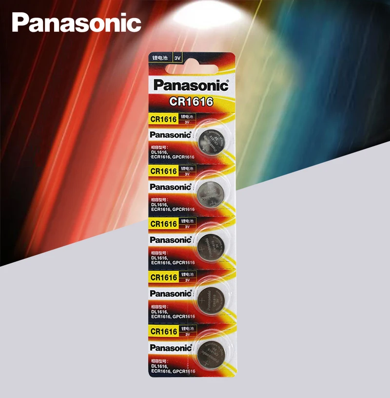 CR1616 200 шт. кнопочные батарейки Panasonic 100% оригинальный cr 1616 3V литиевая батарея DL1616