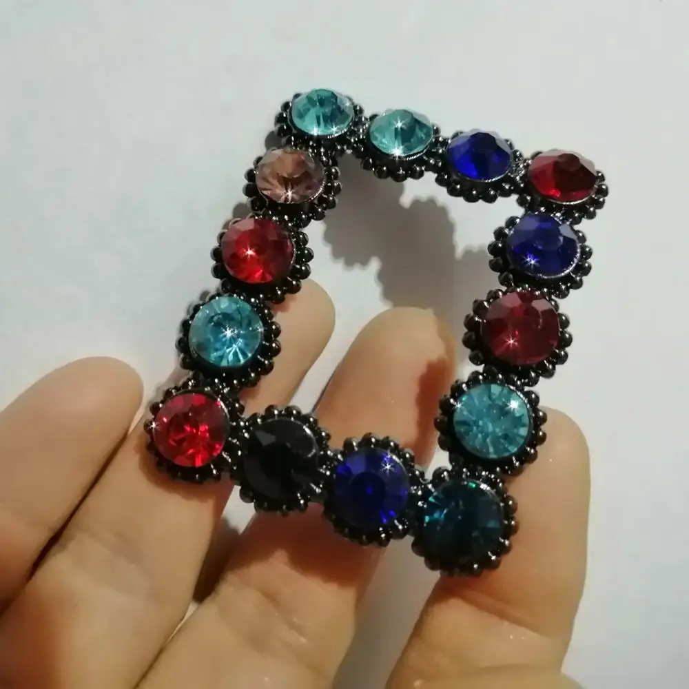 Аппликация из горного хрусталя на плоской подошве 2 шт./лот | Дом и сад