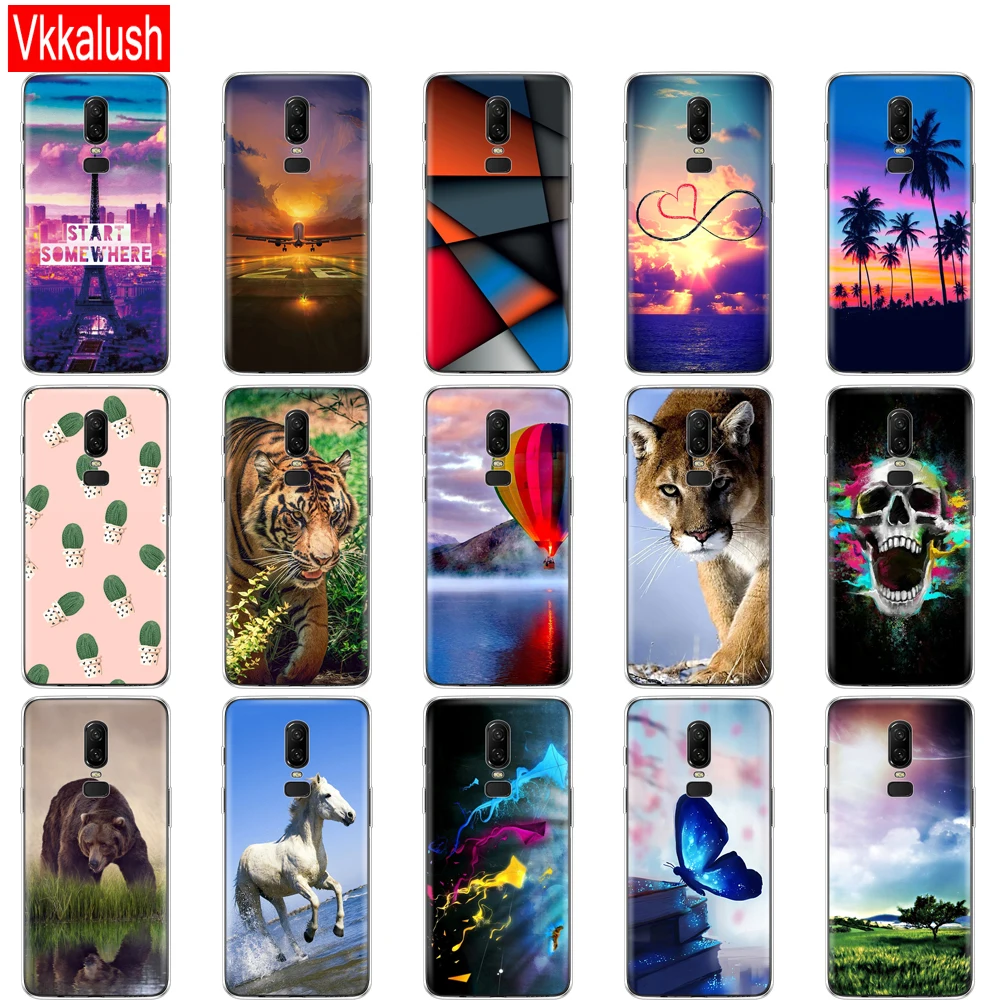 Мягкий силиконовый прозрачный чехол для телефона из ТПУ Oneplus 6 One Plus задняя крышка