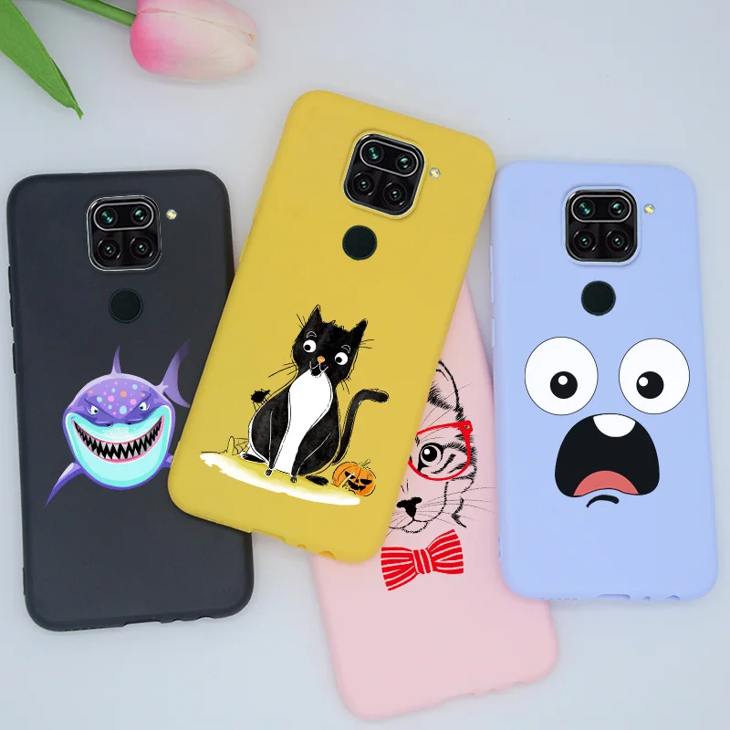 Русская слоганная шоколадная крышка для Xiaomi Redmi Note 9 S PRO 9S из силикона с мягким бампером TPU Cat Xiomi on.