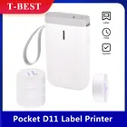 Беспроводной принтер для этикеток Niimbot D11, портативный термопринтер для этикеток BT, быстрая печать в офисе для домашнего использования