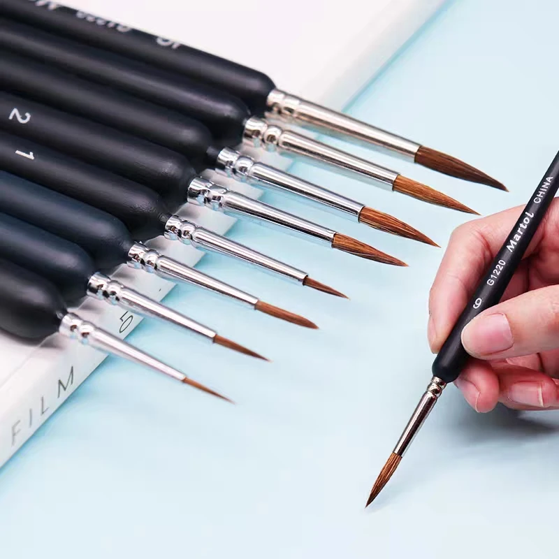 Кисть для рисования тонкая кисть с крючком маслом на водной основе