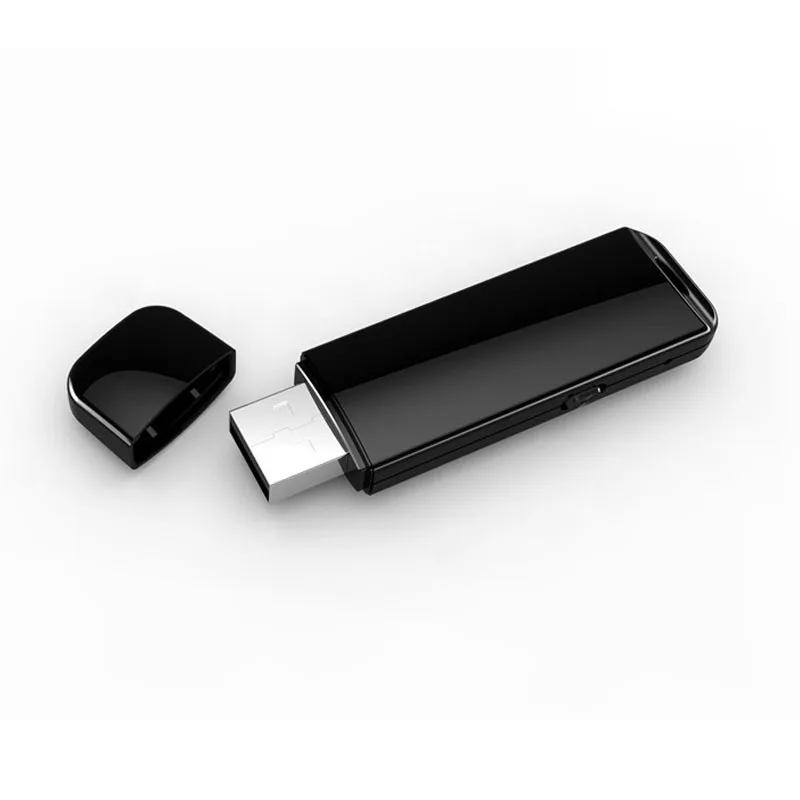 small usb flash drive voice activated recorder 32gb mini invisible audio sound recording device u disk dictaphone with package free global shipping