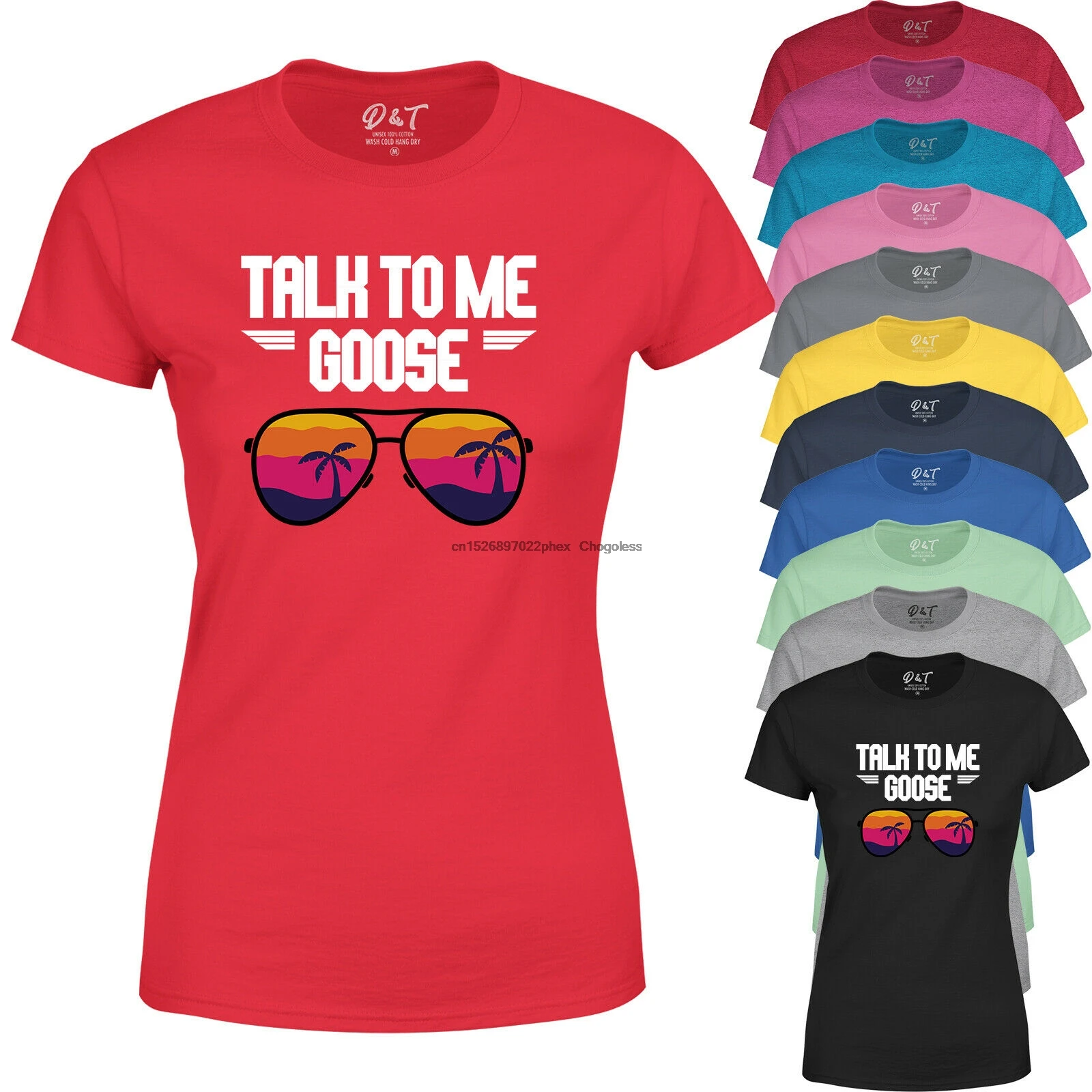 Женская футболка с изображением гусиного фильма Talk to me забавная Пляжная для