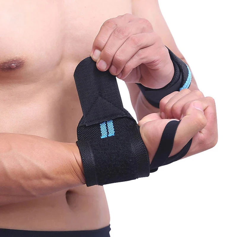 

Adjustable Wrist Strap Sports Bracer Wrist Sweat Bands Tennis Yoga Fitness Breathable Wrap Wrist Band Running Bracer Unisex