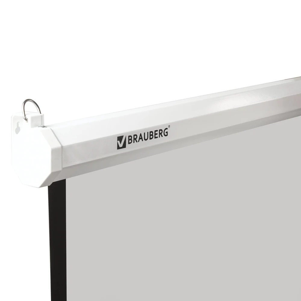 Wall projection screen 150x200 cm matt 4: 3 BRAUBERG WALL Projector Technic Projection Screens Projects Accessories Home Audio Video Consumer