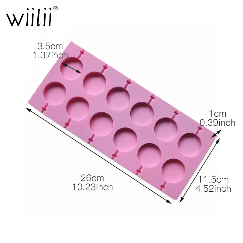 12 полостей силиконовые формы для леденцов конфеты леденца Шоколад Твердые