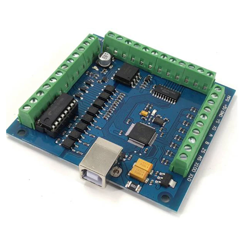 

(MACH3 4 Axis 100KHz USB Interface Board CNC Motion Control Card + Pendant Handwheel MPG) of Engraving Machine Parts