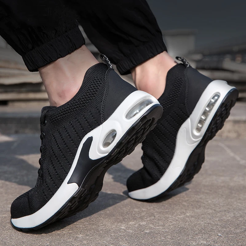 

Free Shipping Men's Work Safety Boot Air Mesh Steel Toe Safety Shoes Indestructible Sneakers Breathable Working Shoes Men Shoes