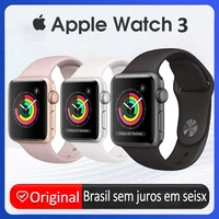 original apple watch series 3 gps cellular 38mm42mm black and white aluminum case sport band smart watch