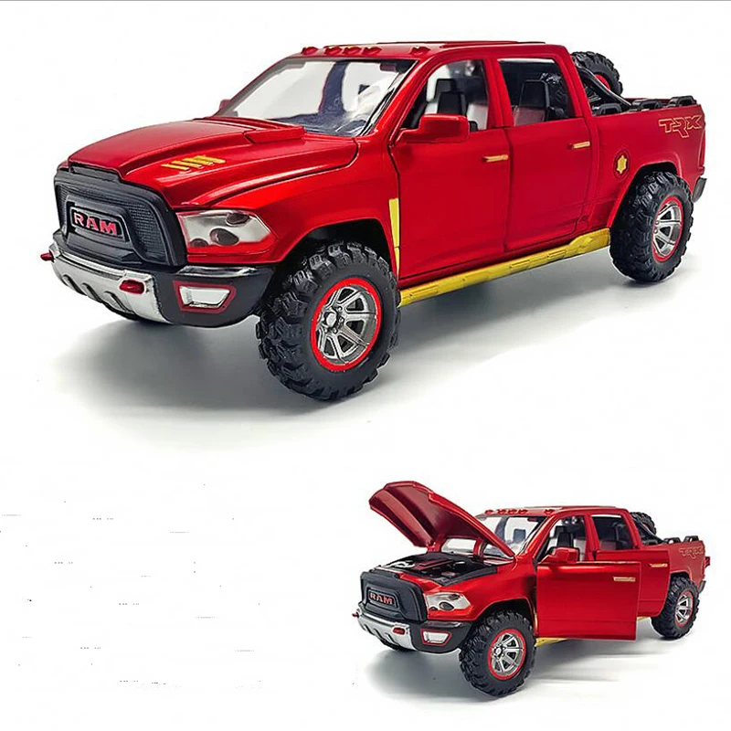 Модель автомобиля из сплава 1:32 новая модель RamTRX Pickup со звуком подсветкой