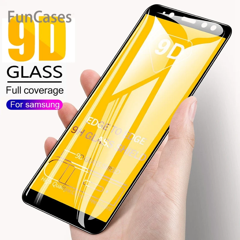 9D полное покрытие закаленное Стекло протектор для samsung Galaxy J8 плюс A8S A6S ON6 A9 Star Lite J4