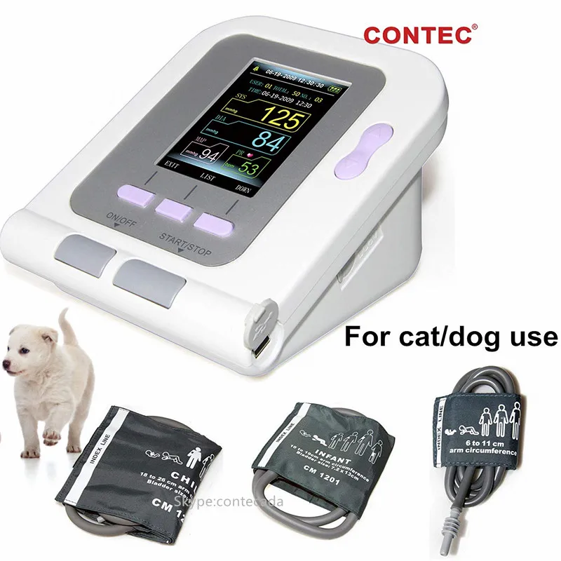 Ветеринарный измеритель давления CONTEC08A VET с манжетой|doppler fetal|monitor fetal dopplerdoppler monitor |