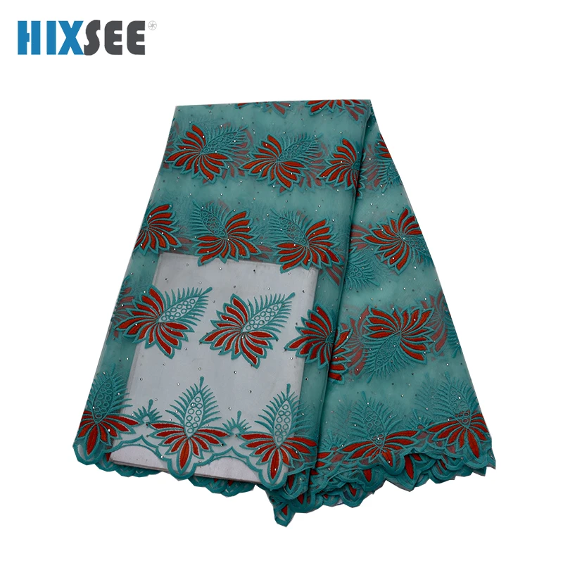 Красное вино африканская кружевная ткань 2020 вышитые нигерийские кружева Высокое