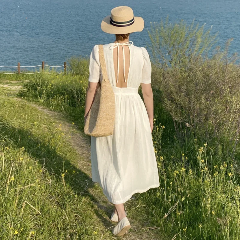 Женское винтажное платье SHENGPALAE свободное тонкое Элегантное Платье макси с