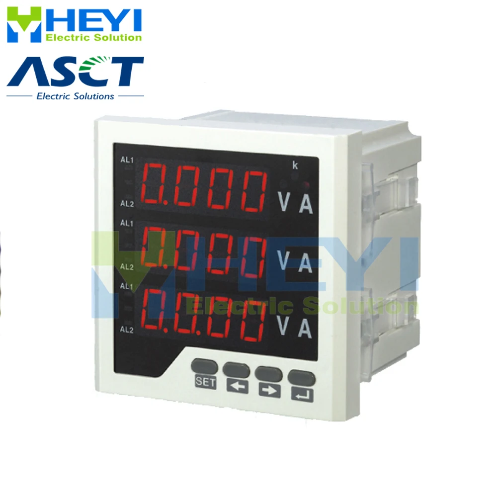 

Three-phase LED digital voltage ampere meter Combined Meters AC voltage