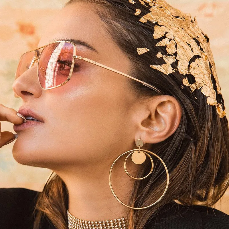 Корейские новые модные длинные серьги из нержавеющей стали женские