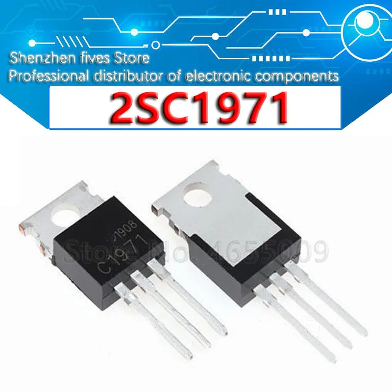 

10pcs / lot 2SC1971 C1971 new stock TO-220 35V 2A