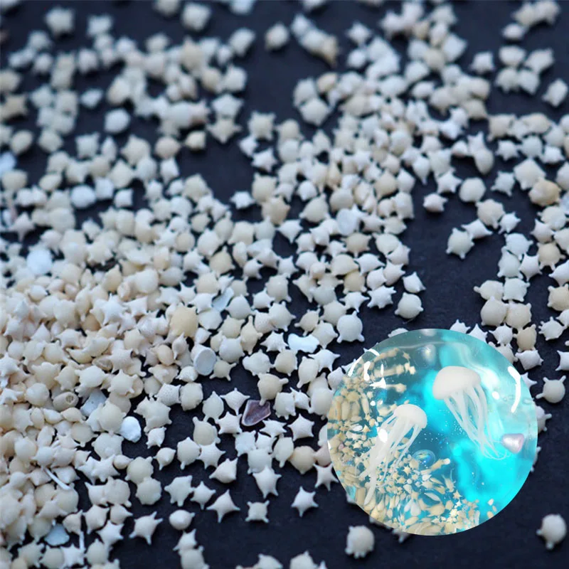 1 коробка с разным весом Пляжная натуральная морская звезда песок для