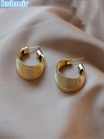 kshmir 2021 new senior sense of women earrings japan and korea temperament retro contracted earrings
