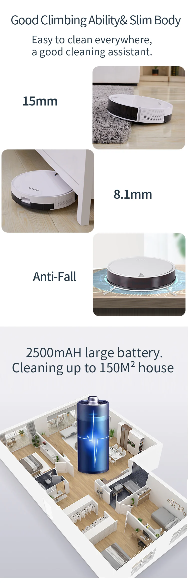 

New Coming 2020 Cordless Vacuum Cleaners Aspiradora Robot