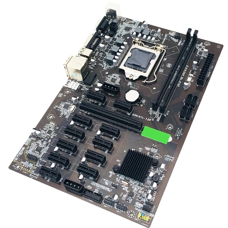 

Новая материнская плата B250 BTC для майнинга, материнская плата 12 PCI-E16X Graph Card SODIMM LGA 1151 DDR4 SATA3.0 с поддержкой VGA DVI для майнинга, Прямая поставка