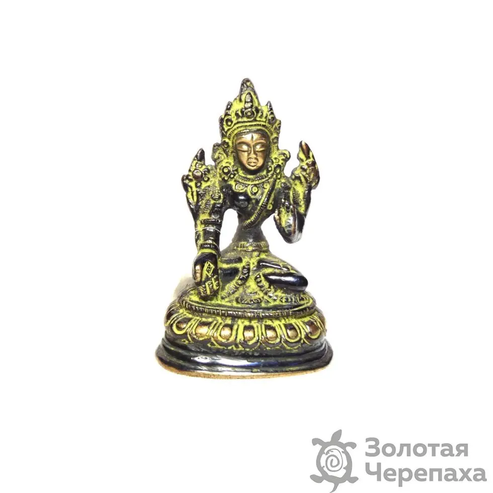 Статуэтка Тара бронза (Индия) 8 см. х 5 3 GT01844 | Дом и сад