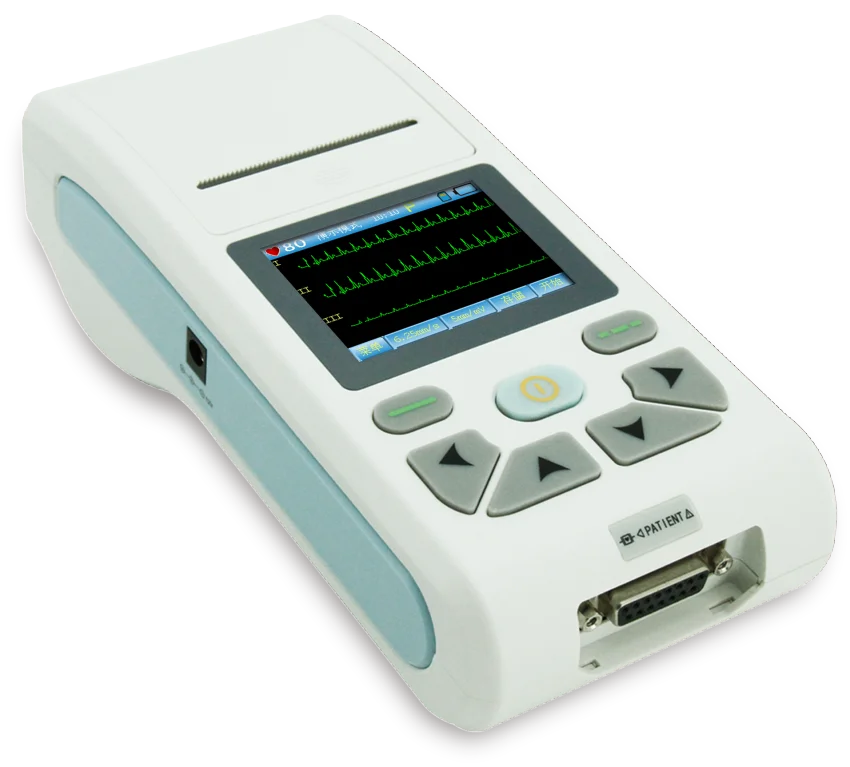 

CONTEC Portable ECG90A Electrocardiograph three channels ECG Machine