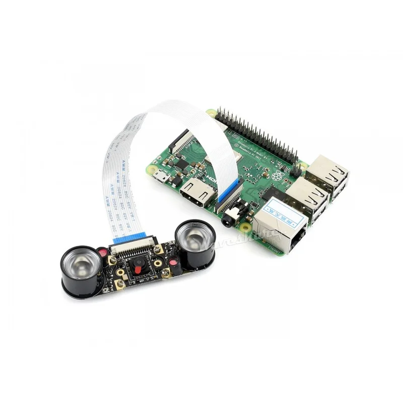 5 шт./лот Raspberry Pi 3 B модуль камеры М пикселей с инфракрасным светодиодом