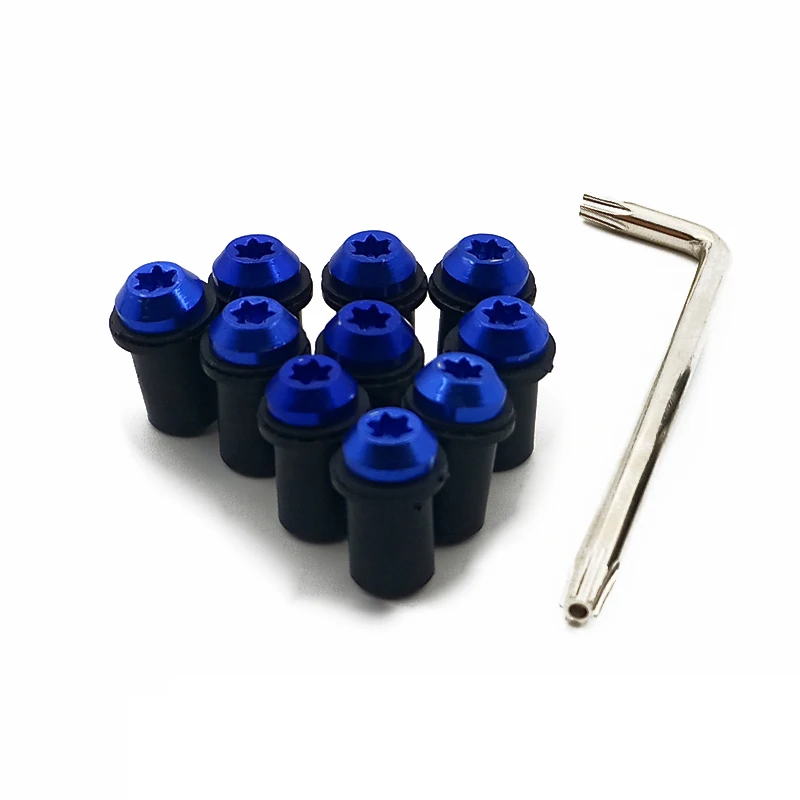 Крепежные гайки M5 винты для лобового стекла крепежные болты Suzuki GSXR GSX R 600 750 1000 K1 K2