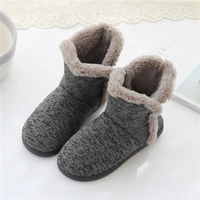 cotton home shoes winter women slippers couples lovers wool warm plush indoor floor slippers non slip men soft shoes