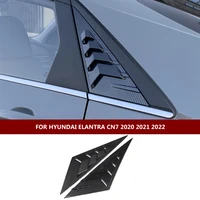 fit for hyundai elantra avante cn7i30 2020 2021 car auto accessories abs side vent window scoop louver cover 2pcs modification