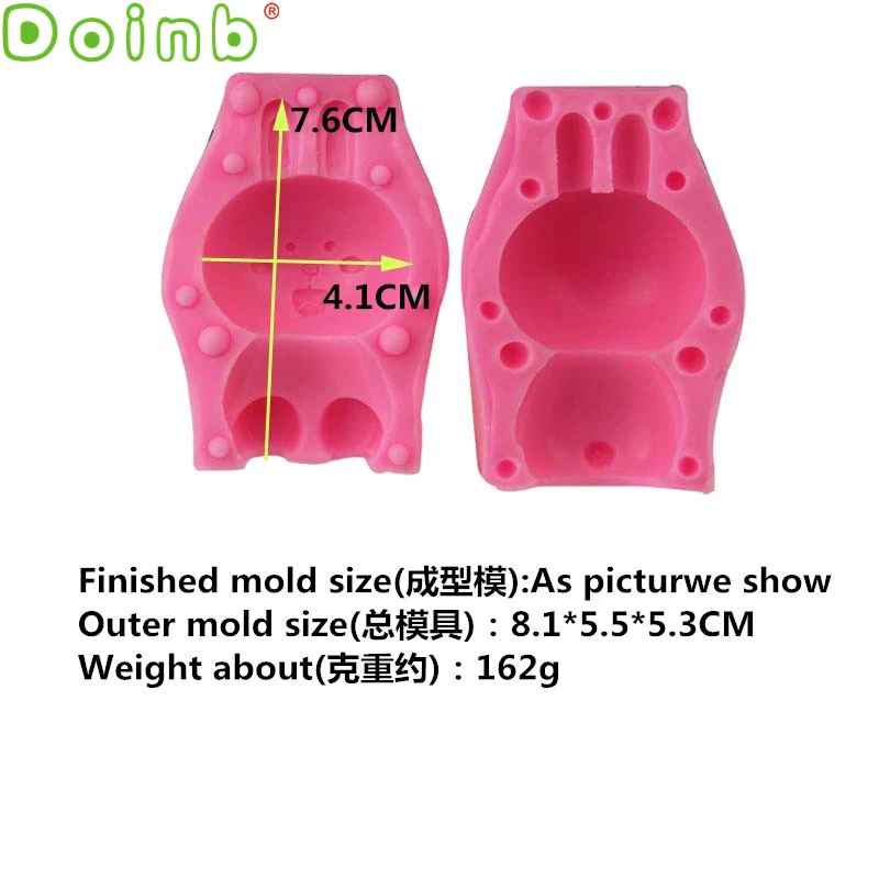 3D мультфильм силиконовая форма в виде кролика торт украшения мусс конфеты желе