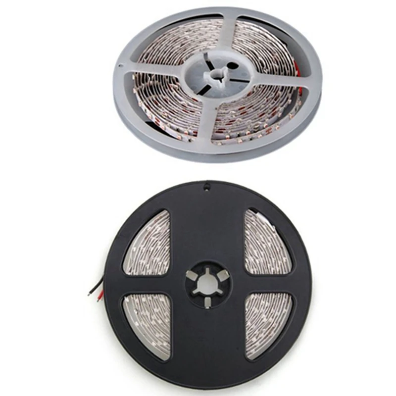 

2Pcs 5M 3528 Smd 300 Led Flexible Strip Light Car Auto Home Bar 12V - Pink Light & Blue Light