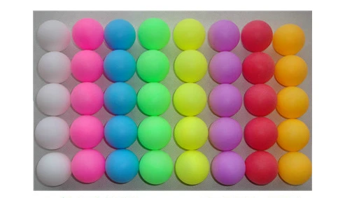 8 different color game ball 50 pcs Table Tennis Balls PingPong Balls Balls For Lottery Activity