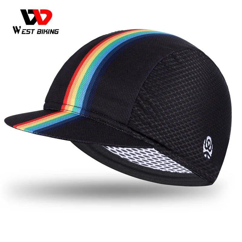 

WEST BIKING Anti-UV Summer Cycling Caps MTB Road Bicycle Motorcycle Helmet Liner Travel Sport Headwear Bicycle Riding Sun Hat