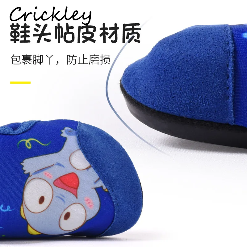 Шлепанцы детские для бассейна Нескользящие мультяшный рисунок единорога летняя