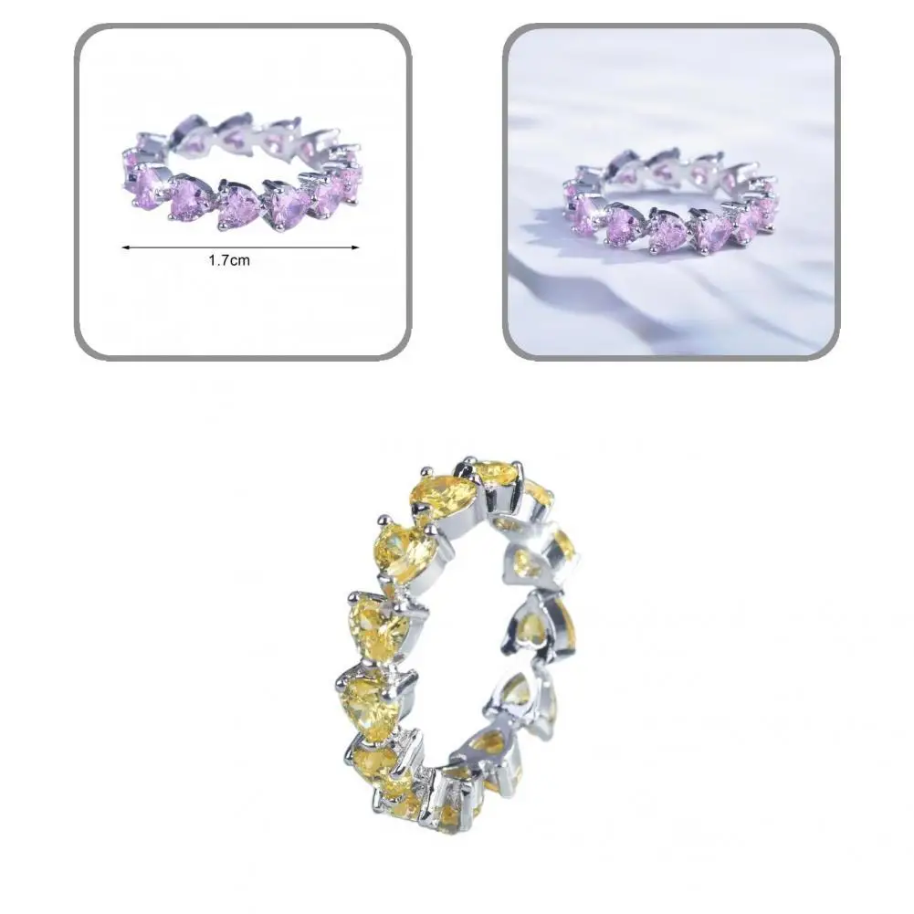 

Popular Stylish Ring Adjustable Temperament Adjustable Heart Shape Ring Women Ring Finger Ring