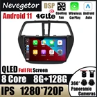 Автомобильная магнитола на Android 11 для Suzuki SX4-CROSS 2014-2017 Android-навигация Gps Радио стерео видео мультимедиа WIFI CAM Player