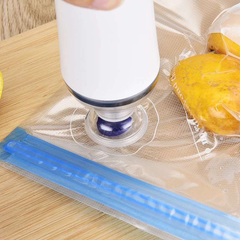 Вакуумные пакеты на молнии многоразовые пищевые вакуумные для портативного