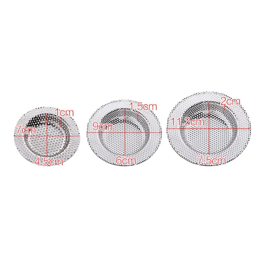 Фильтр слива раковины из нержавеющей стали 3 размера | Дом и сад
