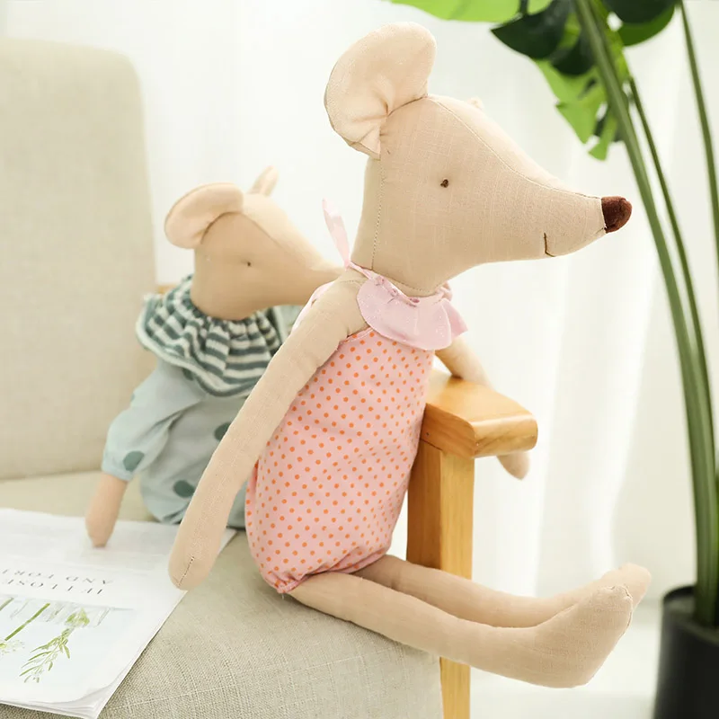 

Kawaii Mouse Plush Toys Cute Mice Stuffed Dolls Animals Plush Toy Soft Mouse Doll Baby Sleeping Toy Cloth for Kids Birthday Gift