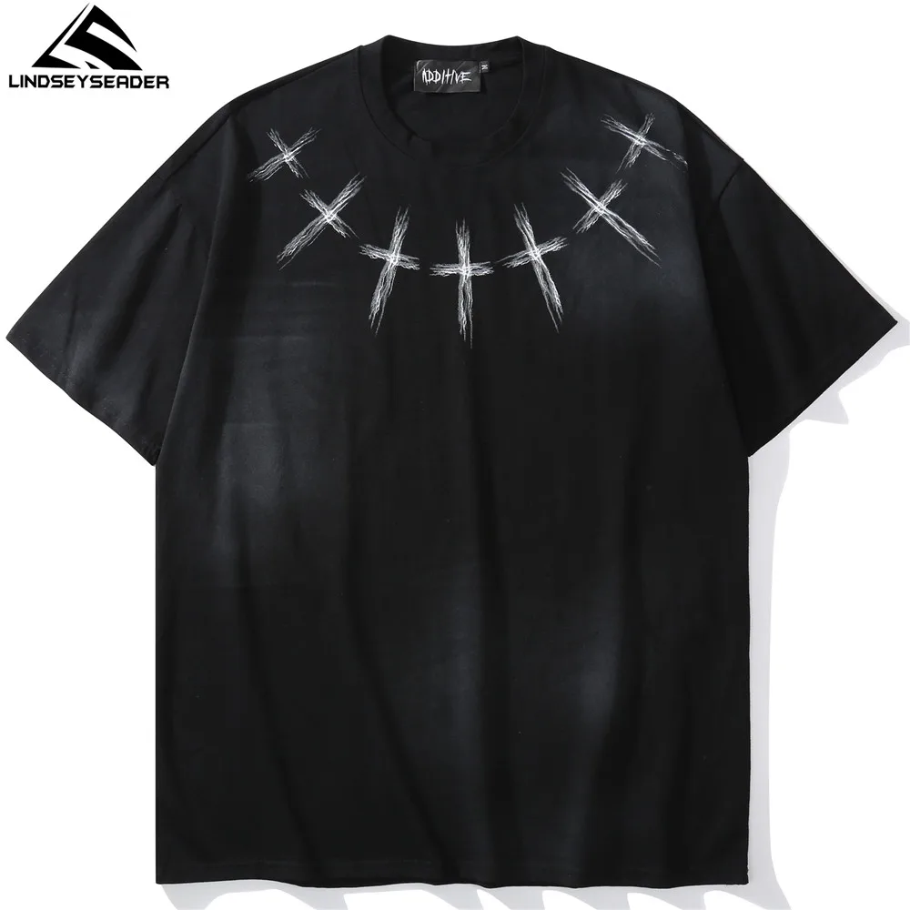 Линдси сидер Мужская футболка в стиле хип хоп объемным принтом 2021 повседневные
