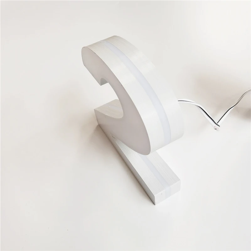 Акриловые Мини-таблички для дверей 12 В постоянного тока 0-9 130 мм |