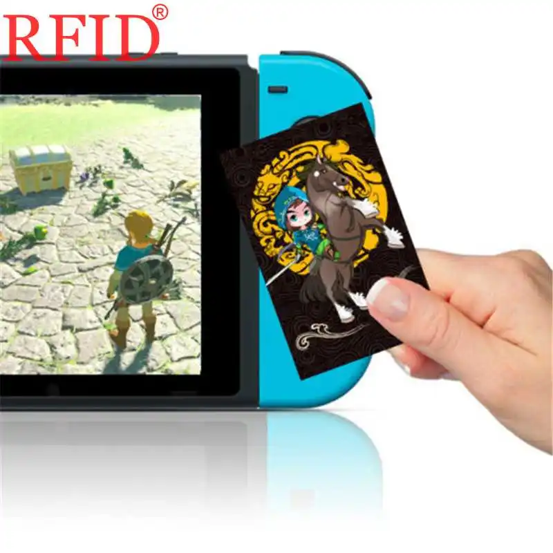 24 шт = 1 Набор Zelda NFC метки игровые карты для NS Switch/Wii U & 3DS совместимые TLOZ BOTW The Wolf Link с