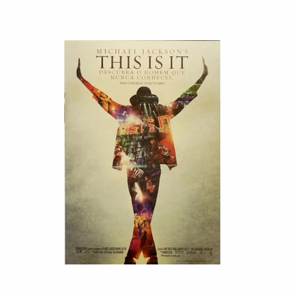 Майкл Джексон плакат фильм крафт обои ретро крафт-бумага декоративные картины