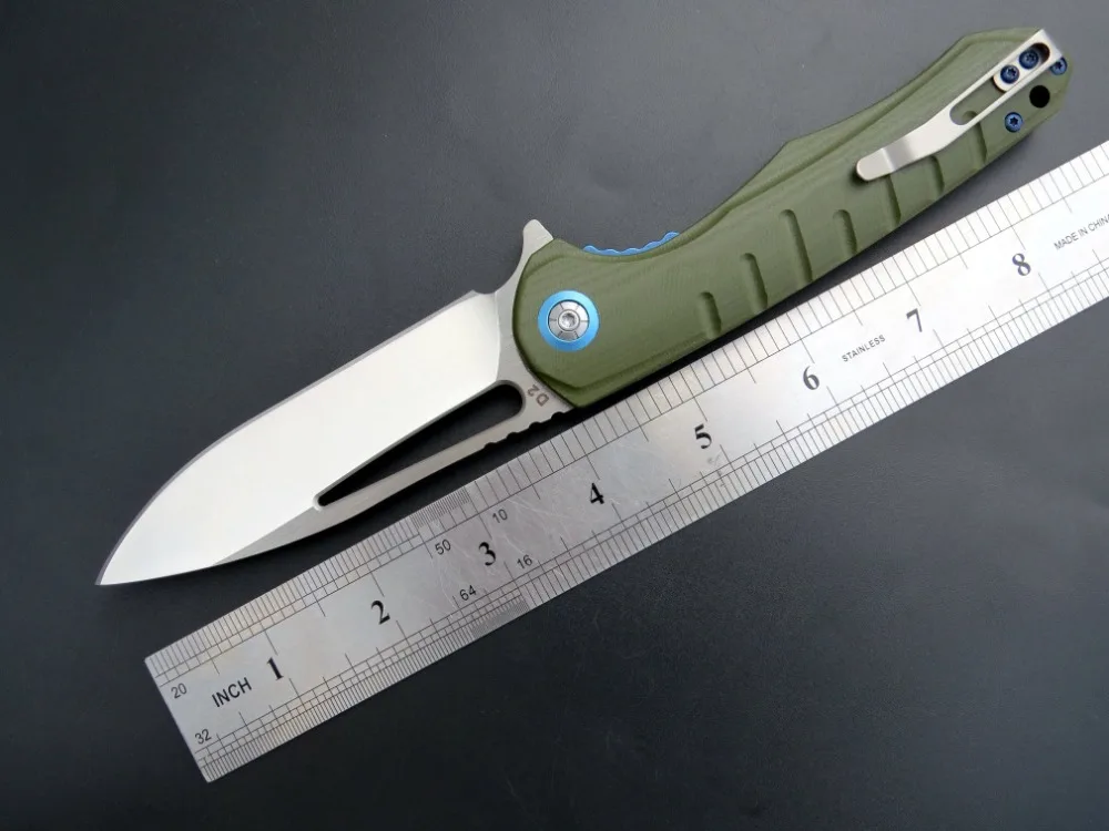 Eafengrow EF916 складной нож Походный Джек нож D2 лезвие G10 Ручка выживший Тактический карманный нож охотничий EDC инструмент