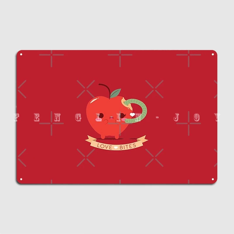 

Металлический плакат с надписью Love Bites, настенный пещера, паб, Классический Настенный декор, жестяной плакат